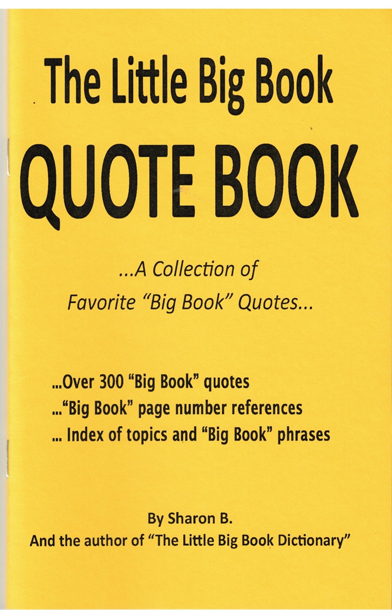 AA Little Big Book QUOTE book