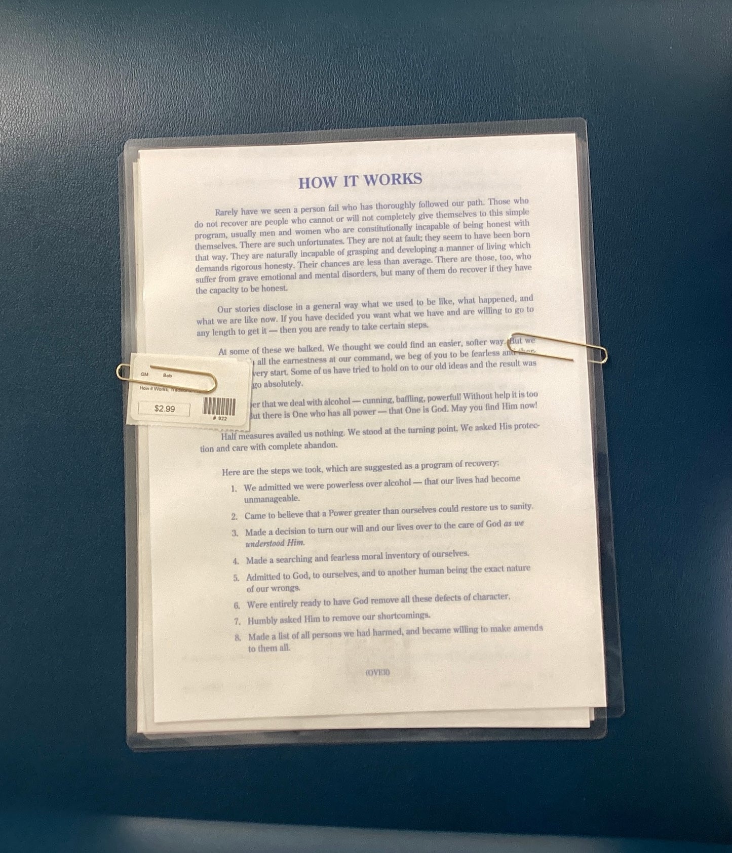 How it works 3 page reader