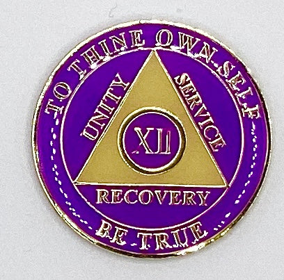 AA Anniversary Coins (Purple Gold)