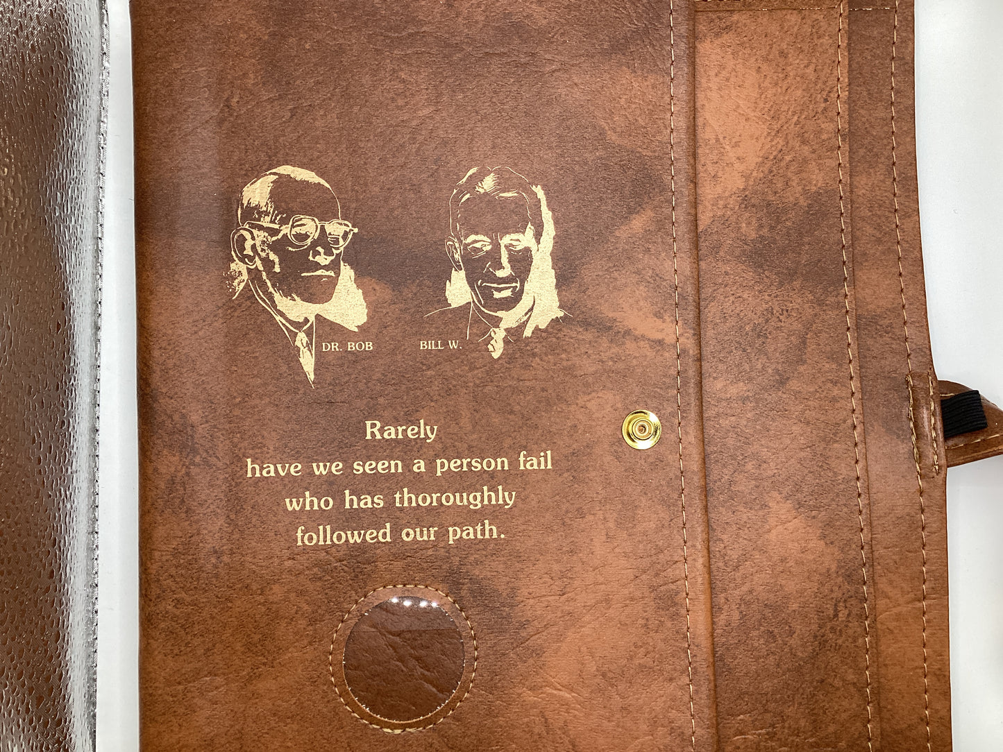 Book Cover HC Dbl w/ chip holder B&B