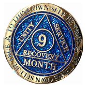 AA Anniversary Coins (Red & Black & Gold or Blue Sparkle on Gold)