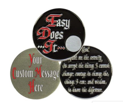 Easy Does It Sobriety Coin