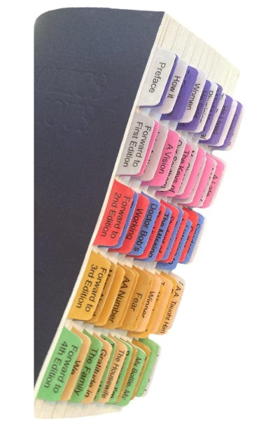 Big Book page tabs