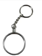 Key Chain Medallion Holder w/ Chain 40mm