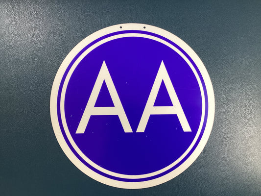 AA Meeting Door Sign