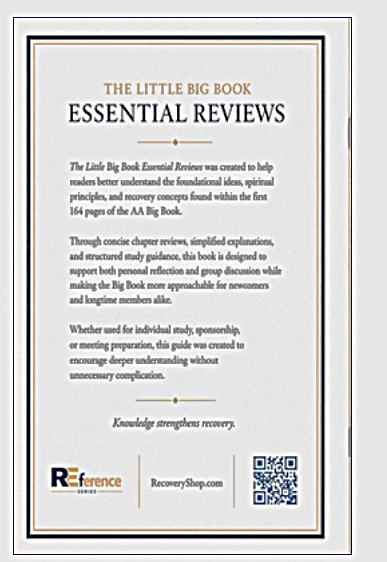 Little Big Book Essential Reviews - AA Big Book Review Companion