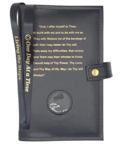 Book Cover LP Dbl w 3rd Step Prayer w/ Chip Holder