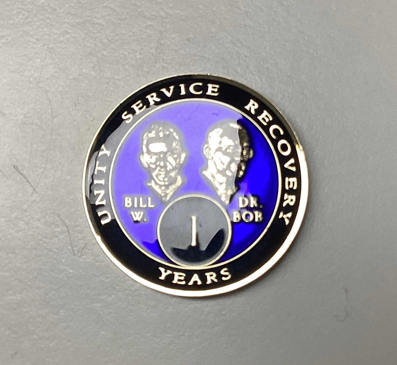 AA Anniversary Coins Tri-Plate & Bill & Bob