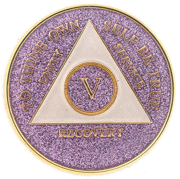 AA Anniversary Coins (Glitter) hi
