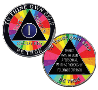 AA Anniversary Coins (Rainbow Pride)