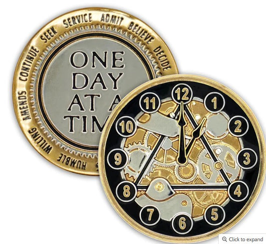 AA Anniversary Coin  Clockwork ODAT