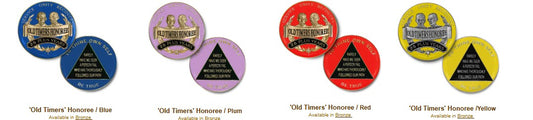 AA Anniversary Coin "Old Tmers"