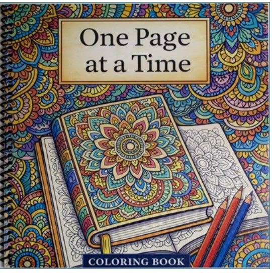 One Page at a Time - Recovery Coloring Book