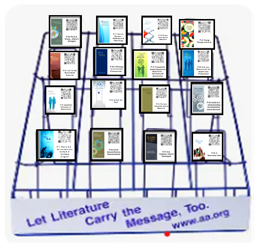 Pamphlet Rack Laminated ID Labels