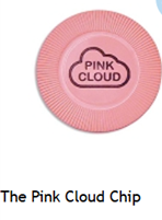 Pink Cloud Poker Chip