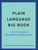 Alcoholics Anonymous Plain Language Big Book B90